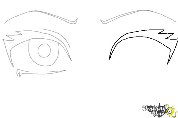 How to Draw Anime Eyes Step by Step - Step 5 How to Draw Anime Eyes Step by Step - Step 5