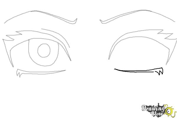How to Draw Anime Eyes Step by Step - Step 6 How to Draw Anime Eyes Step by Step - Step 6
