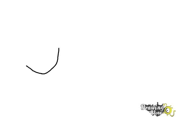 How to Draw Anime Girl Hair - Step 1 How to Draw Anime Girl Hair - Step 1