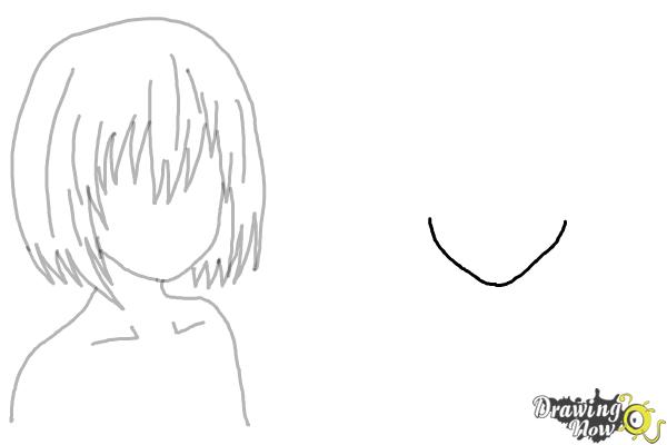 How to Draw Anime Girl Hair - Step 10 How to Draw Anime Girl Hair - Step 10