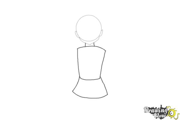 How to Draw Anime Girl - Step 2 How to Draw Anime Girl - Step 2