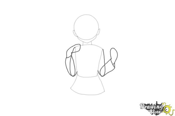 How to Draw Anime Girl - Step 3 How to Draw Anime Girl - Step 3