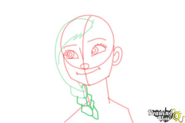 How to Draw Anna Easy - Step 11 How to Draw Anna Easy - Step 11