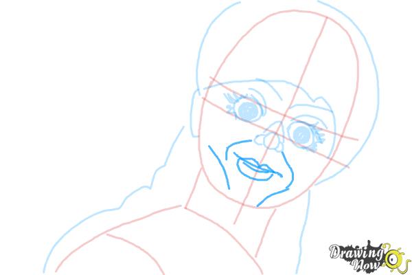 How to Draw Annabelle - Step 7 How to Draw Annabelle - Step 7