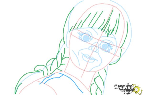 How to Draw Annabelle - Step 8 How to Draw Annabelle - Step 8