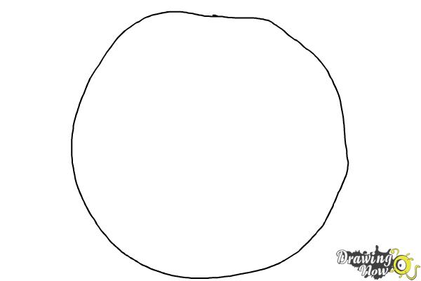 How to Draw Annoying Orange (Super Easy) - Step 1 How to Draw Annoying Orange (Super Easy) - Step 1