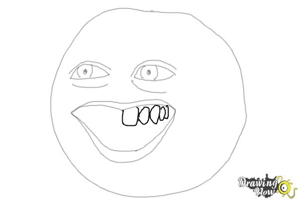 How to Draw Annoying Orange (Super Easy) - Step 7 How to Draw Annoying Orange (Super Easy) - Step 7