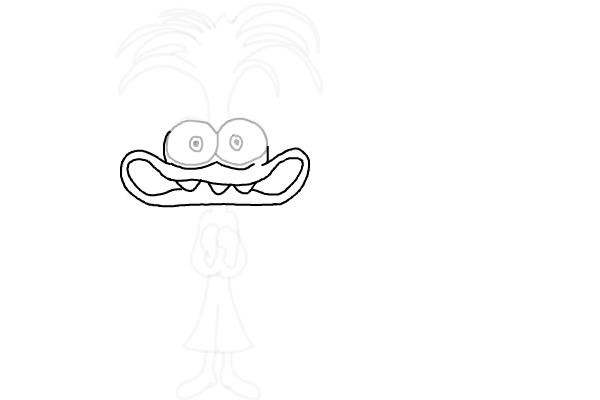 How to Draw Anxiety from Inside Out 2 - Step 7 How to Draw Anxiety from Inside Out 2 - Step 7