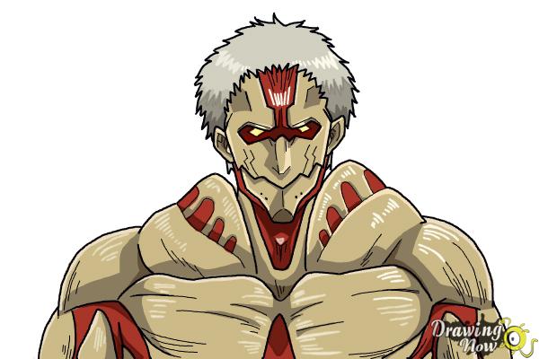 How to Draw Armored Titan from Shingeki No Kyojin - Step 11
