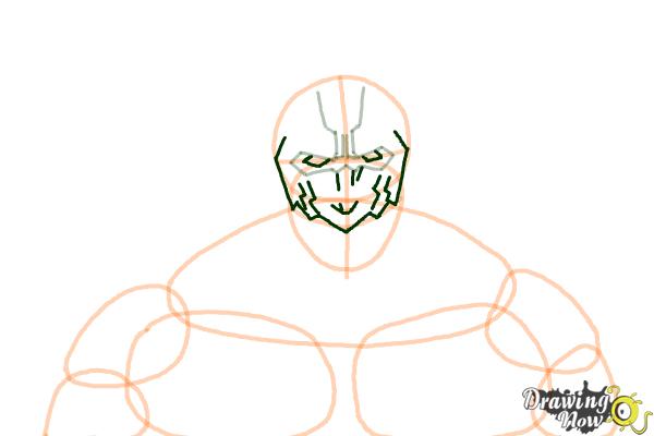How to Draw Armored Titan from Shingeki No Kyojin - Step 5