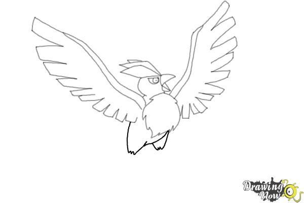 How to Draw Articuno from Pokemon - Step 7 How to Draw Articuno from Pokemon - Step 7