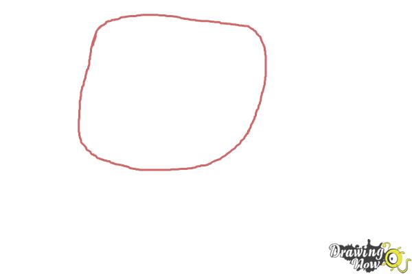 How to Draw Asia - Step 1 How to Draw Asia - Step 1