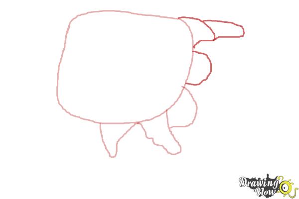 How to Draw Asia - Step 3 How to Draw Asia - Step 3