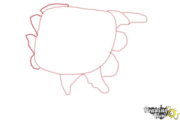 How to Draw Asia - Step 4 How to Draw Asia - Step 4