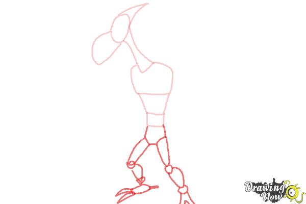 How to Draw Astrodactyl from Ben 10 Omniverse - Step 4 How to Draw Astrodactyl from Ben 10 Omniverse - Step 4