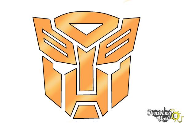 How to Draw Autobot Logo from Transformers - Step 10 How to Draw Autobot Logo from Transformers - Step 10