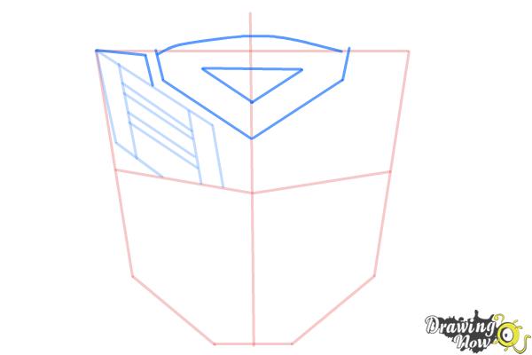 How to Draw Autobot Logo from Transformers - Step 5 How to Draw Autobot Logo from Transformers - Step 5