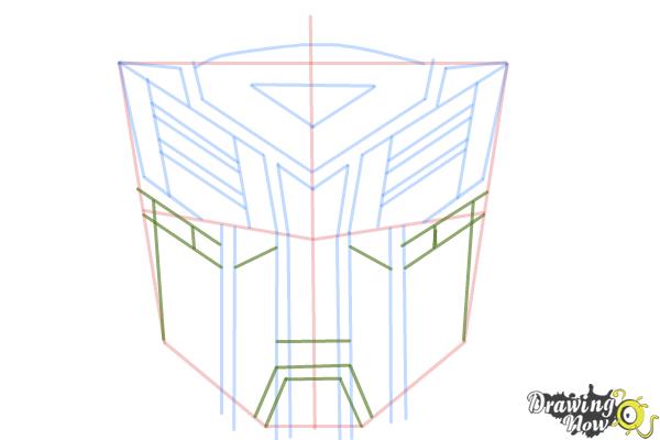 How to Draw Autobot Logo from Transformers - Step 8 How to Draw Autobot Logo from Transformers - Step 8
