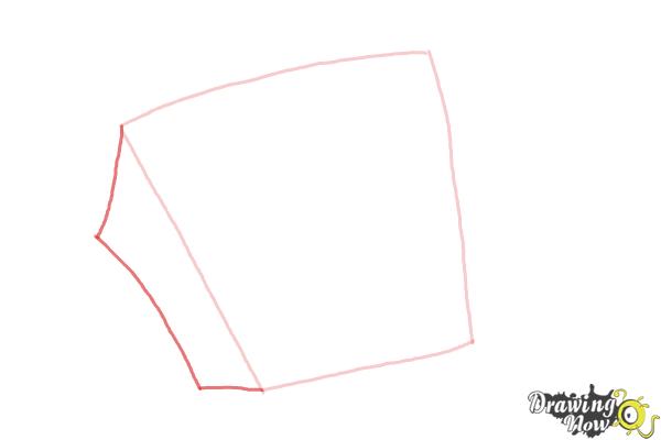 How to Draw Baby Spongebob Squarepants - Step 2 How to Draw Baby Spongebob Squarepants - Step 2
