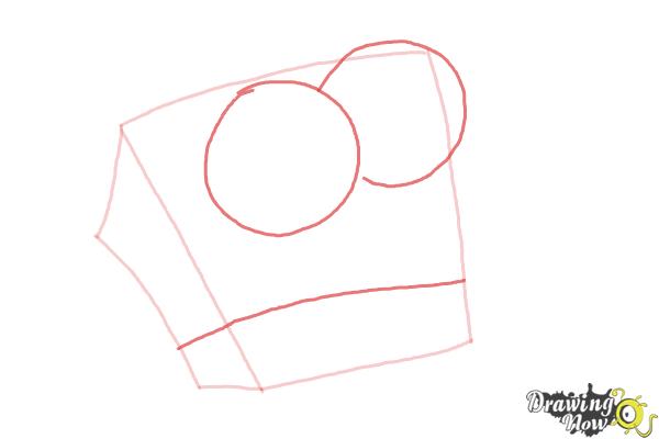 How to Draw Baby Spongebob Squarepants - Step 3 How to Draw Baby Spongebob Squarepants - Step 3