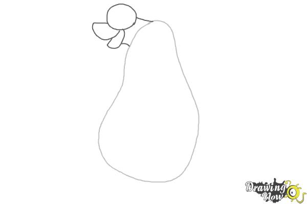 How to Draw Baloo From The Jungle Book - Step 2 How to Draw Baloo From The Jungle Book - Step 2