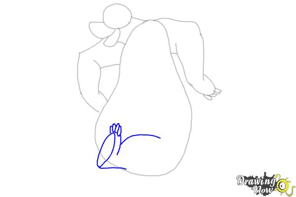 How to Draw Baloo From The Jungle Book - Step 5 How to Draw Baloo From The Jungle Book - Step 5