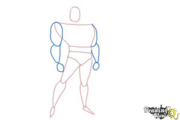 How to Draw Batman Easy - Step 5 How to Draw Batman Easy - Step 5