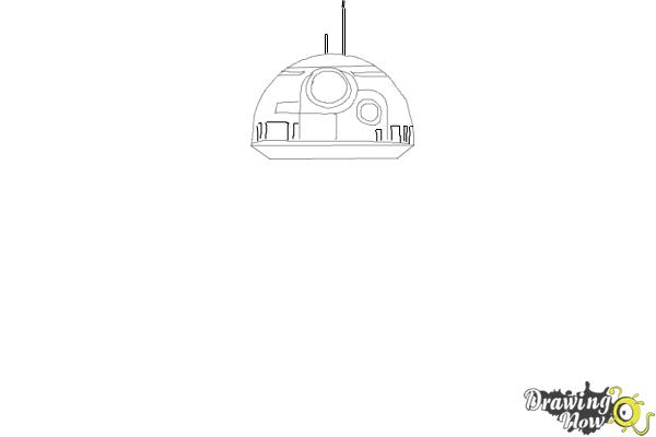 How to Draw BB-8 from Star Wars VII - Step 3 How to Draw BB-8 from Star Wars VII - Step 3