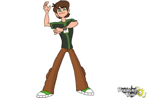 How to Draw Ben 10 Omniverse - Step 10 How to Draw Ben 10 Omniverse - Step 10