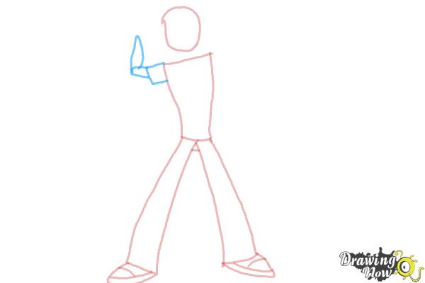 How to Draw Ben 10 Omniverse - Step 4 How to Draw Ben 10 Omniverse - Step 4