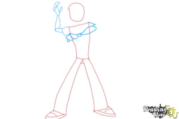 How to Draw Ben 10 Omniverse - Step 6 How to Draw Ben 10 Omniverse - Step 6