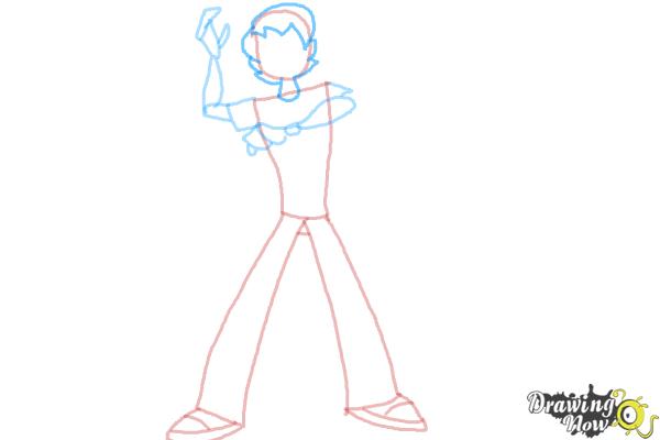 How to Draw Ben 10 Omniverse - Step 7 How to Draw Ben 10 Omniverse - Step 7