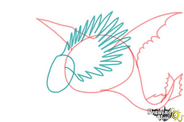 How to draw Bewilderbeast from How to Train Your Dragon 2 - Step 4 How to draw Bewilderbeast from How to Train Your Dragon 2 - Step 4