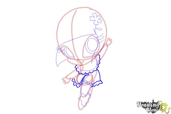 How to Draw Bloom'S Pixie, Lockette from Winx - Step 10