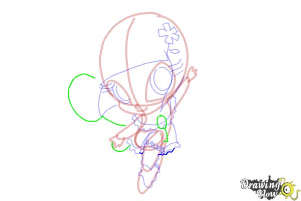 How to Draw Bloom'S Pixie, Lockette from Winx - Step 11