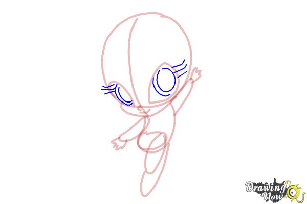 How to Draw Bloom'S Pixie, Lockette from Winx - Step 7