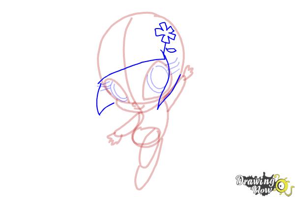 How to Draw Bloom'S Pixie, Lockette from Winx - Step 8