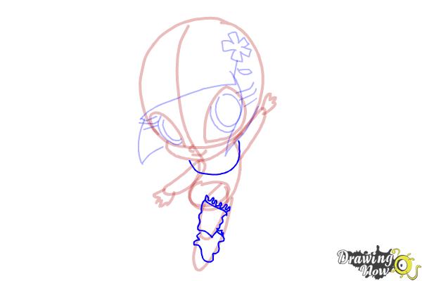 How to Draw Bloom'S Pixie, Lockette from Winx - Step 9