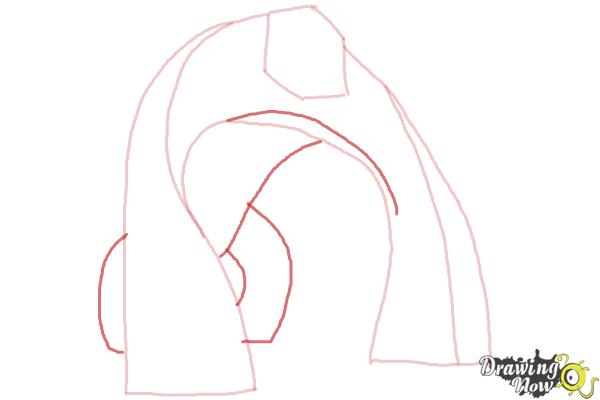 How to Draw Bloxx from Ben 10 Omniverse - Step 4 How to Draw Bloxx from Ben 10 Omniverse - Step 4