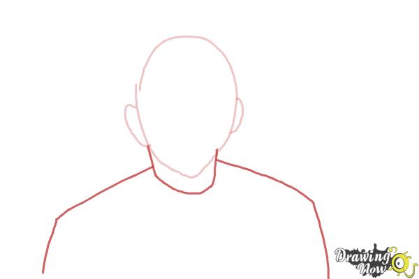 How to Draw Braz D. Blood from Blood Lad - Step 2 How to Draw Braz D. Blood from Blood Lad - Step 2