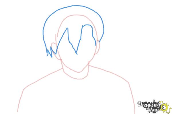 How to Draw Braz D. Blood from Blood Lad - Step 3 How to Draw Braz D. Blood from Blood Lad - Step 3