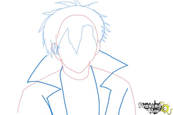 How to Draw Braz D. Blood from Blood Lad - Step 5 How to Draw Braz D. Blood from Blood Lad - Step 5