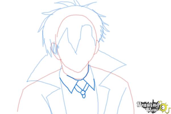 How to Draw Braz D. Blood from Blood Lad - Step 6 How to Draw Braz D. Blood from Blood Lad - Step 6