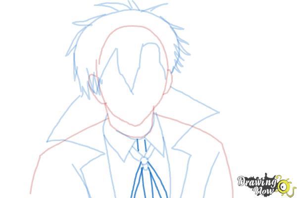 How to Draw Braz D. Blood from Blood Lad - Step 7 How to Draw Braz D. Blood from Blood Lad - Step 7
