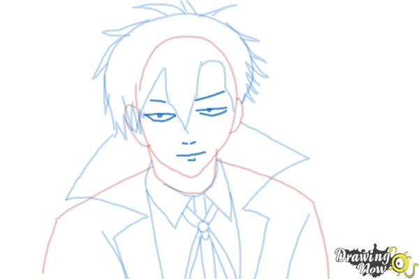 How to Draw Braz D. Blood from Blood Lad - Step 8 How to Draw Braz D. Blood from Blood Lad - Step 8