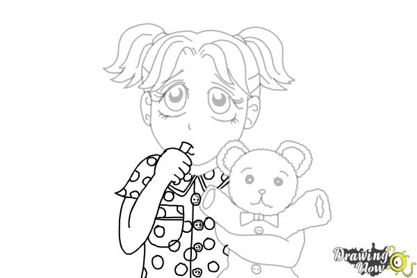 How to Draw Brianna Maxwell from Dork Diaries - Step 17 How to Draw Brianna Maxwell from Dork Diaries - Step 17