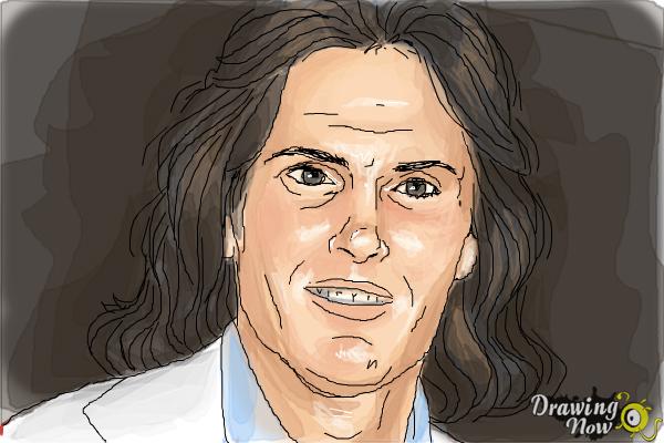 How to Draw Bruce Jenner - Step 11 How to Draw Bruce Jenner - Step 11