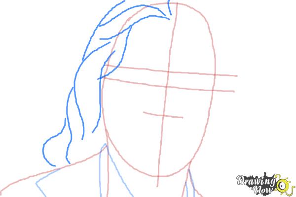 How to Draw Bruce Jenner - Step 4 How to Draw Bruce Jenner - Step 4