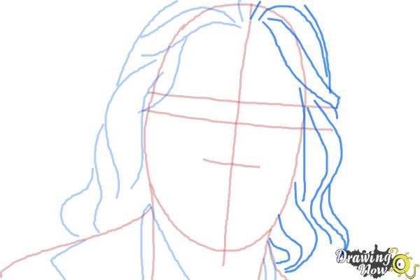 How to Draw Bruce Jenner - Step 5 How to Draw Bruce Jenner - Step 5