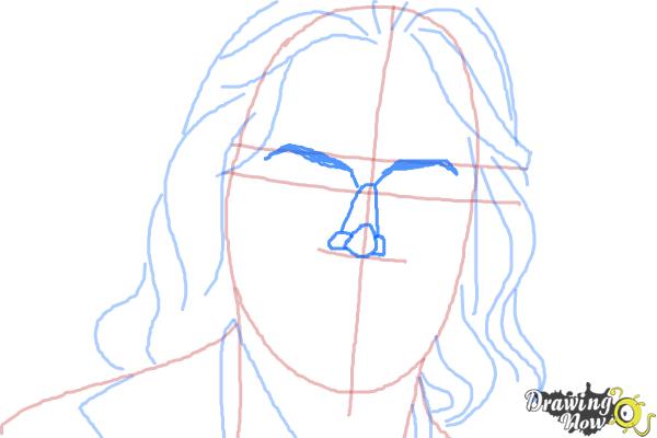 How to Draw Bruce Jenner - Step 6 How to Draw Bruce Jenner - Step 6